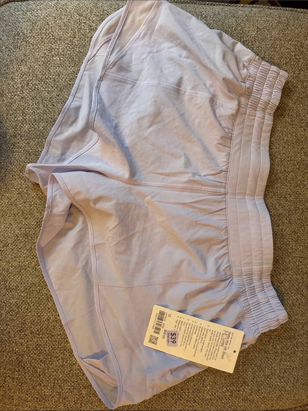 lululemon athletica Women's Light Lavender Athletic Shorts